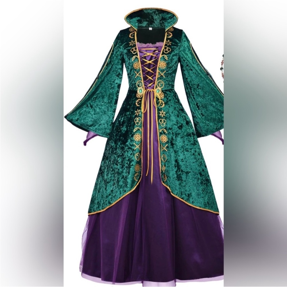 Hocus Pocus Winifred Sanderson Costume, size Medium. New condition!